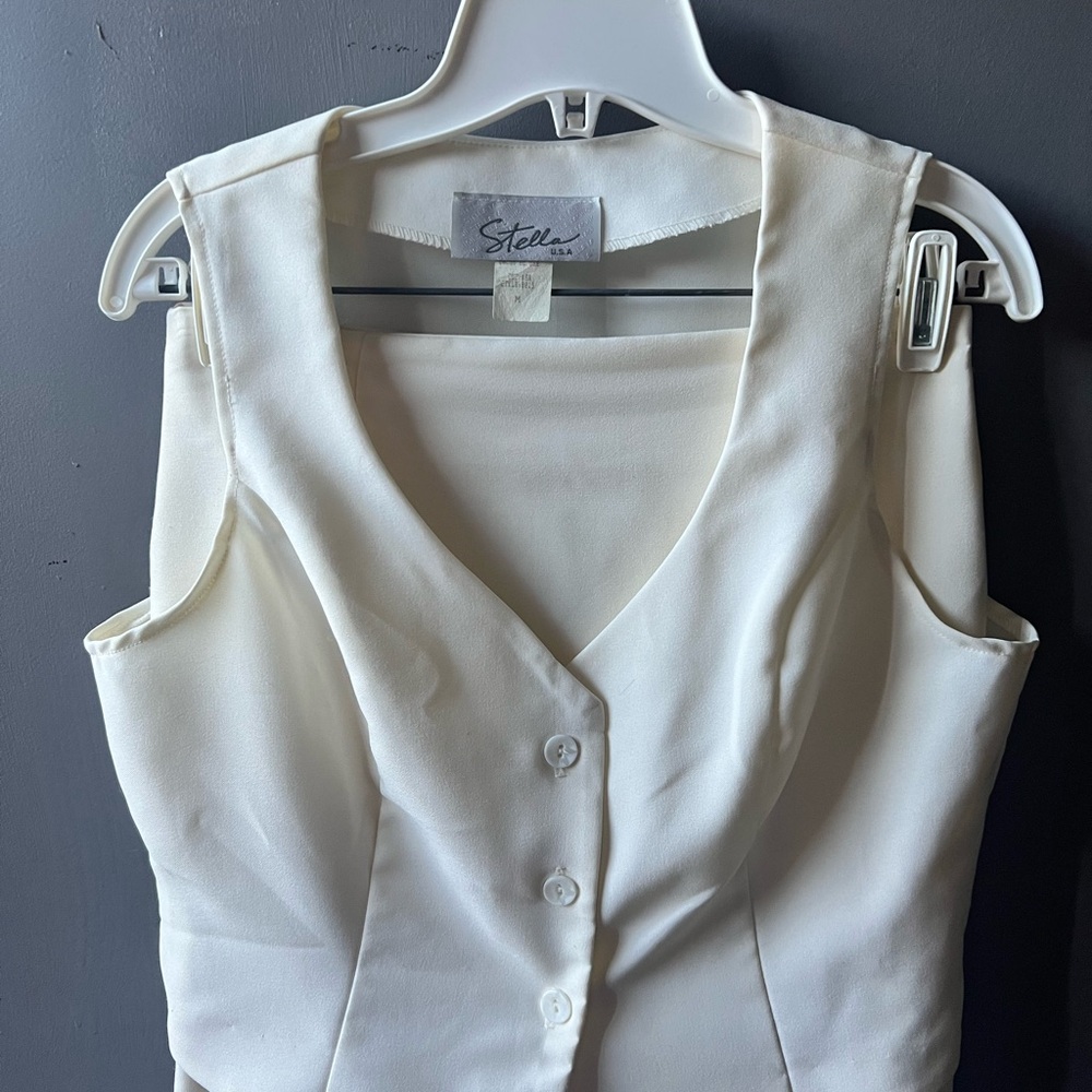 Stella vest & skirt suit